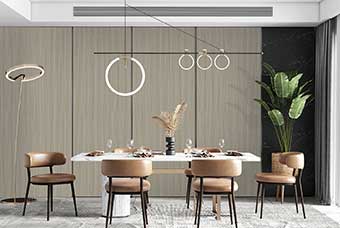 濮阳轻奢风格-餐厅