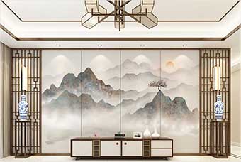 濮阳森佰汇航空纤维（山水画系列）