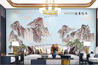 濮阳森佰汇航空纤维墙咔（鸿运当头）